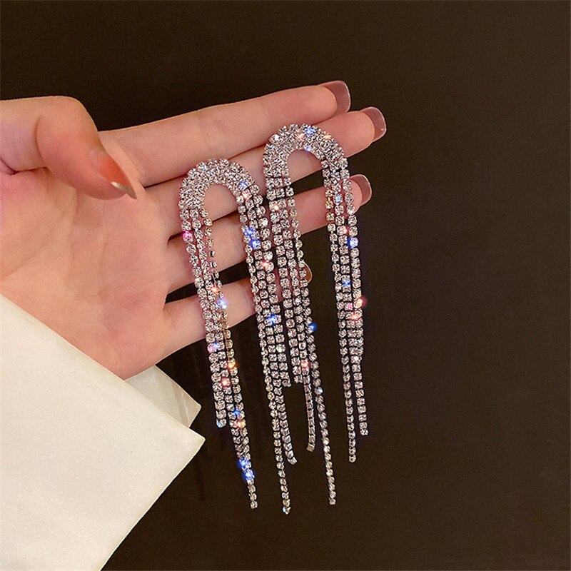 Lucinda's Sparkling Statement Earrings