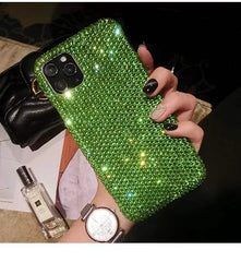 Bling Rhinestone Gem diamond Soft phone case for apple iPhone