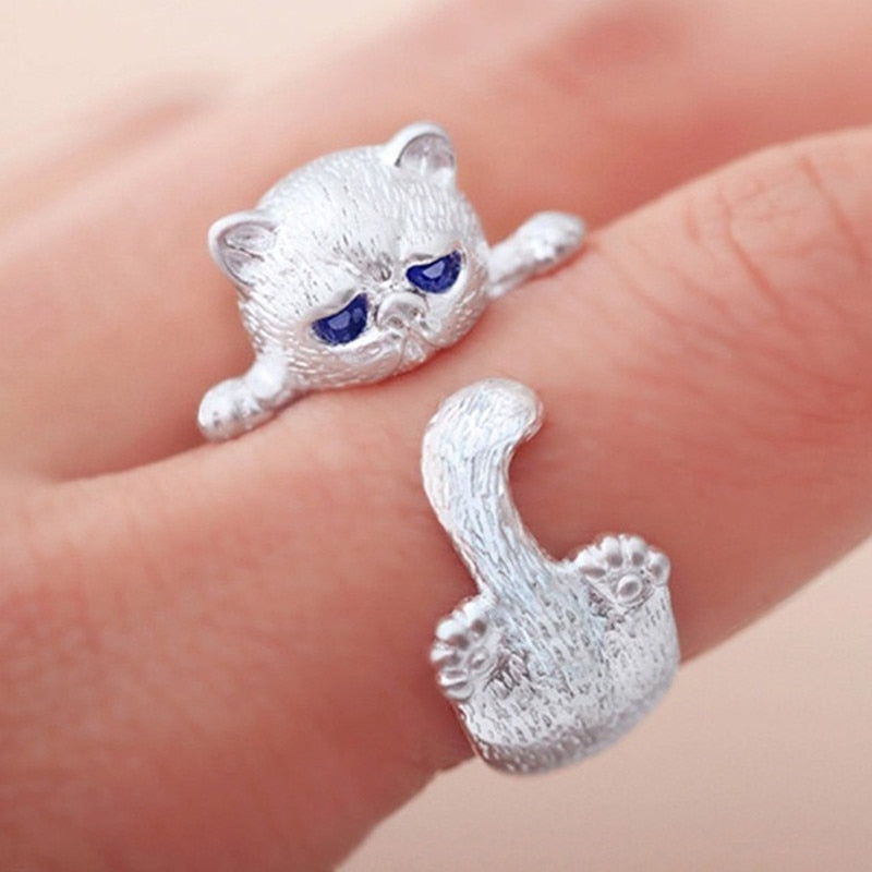 Cute Cat Ring Simplicity Fashion Jewelry Main image