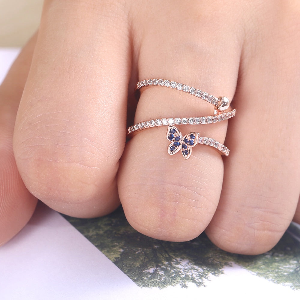 Butterfly Shaped Finger Ring