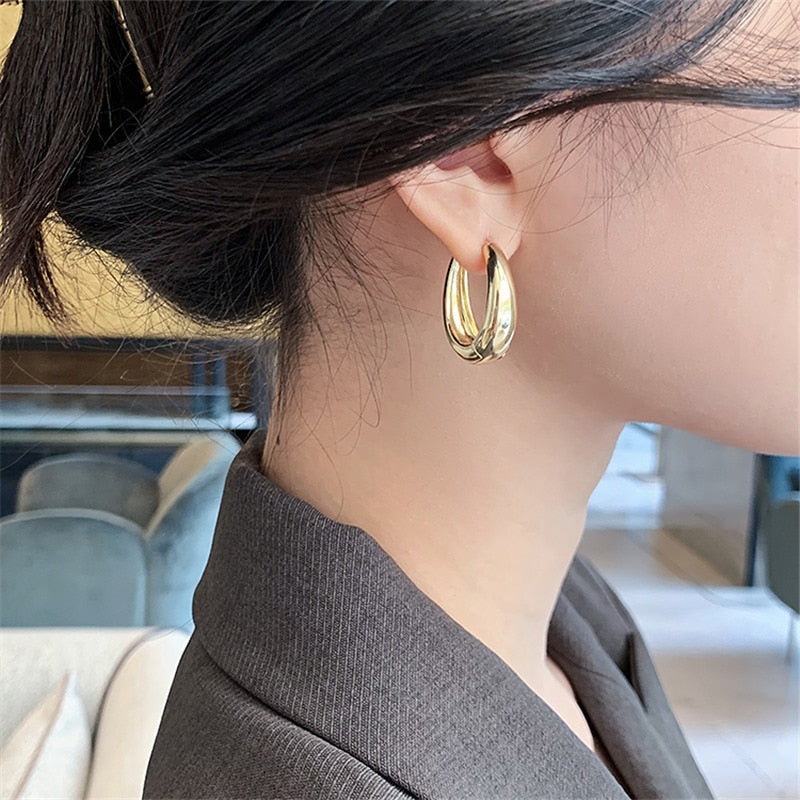Kallista Gold-Tone Smooth Hoop Earring Collection