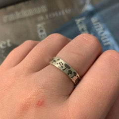 2021 New Vintage Mushroom Ring For Women Men Bohemian Delicate Handmade Carved Flower Ring Engagement Wedding Band Jewelry Gift