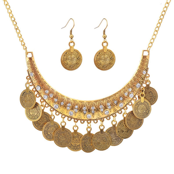 Valencia Geometric Tassel Jewelry Set