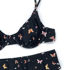 Butterfly Push up Bikini set