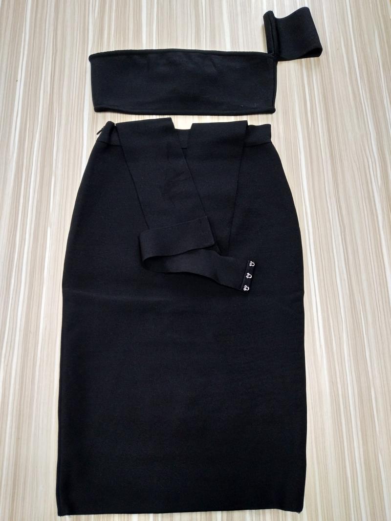 New Off Shoulder Fashion Bandage Dress Women Party Cutout Black Elegant Dresses Celebrity Evening Club Bodycon Vestidos Summer