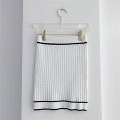 Buttons O-Neck Short-Sleeve Knitting Shirt+Mini Skirt 3-Piece Set Women&#39;s Sweater Cardigan Summer Fall 2021 New Korea Sweet Suit