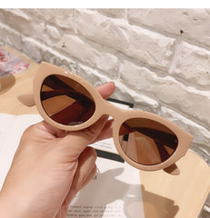 Cat eye Sunglasses Women Pink Triangle Eyeglasses