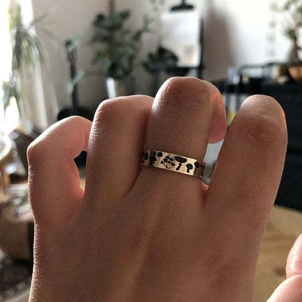Fern Vintage Botanical Statement Ring