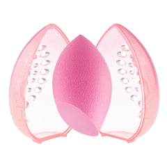 Plastic makeup sponge case