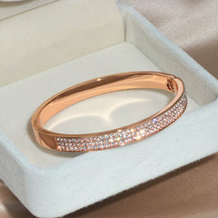 Elegant Classic Crystal Cuff Bangles Bracelets