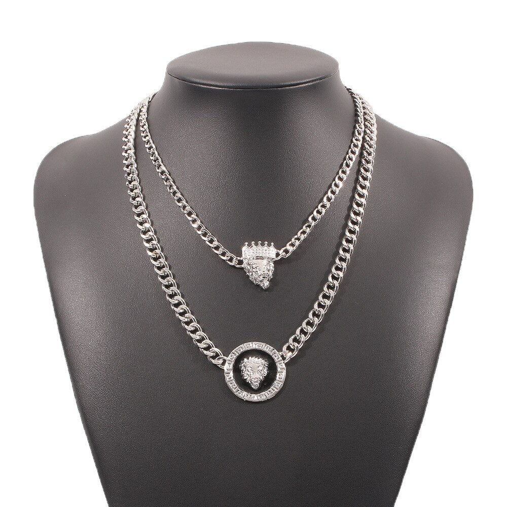 Leonora Lion & Chain Statement Jewelry Collection