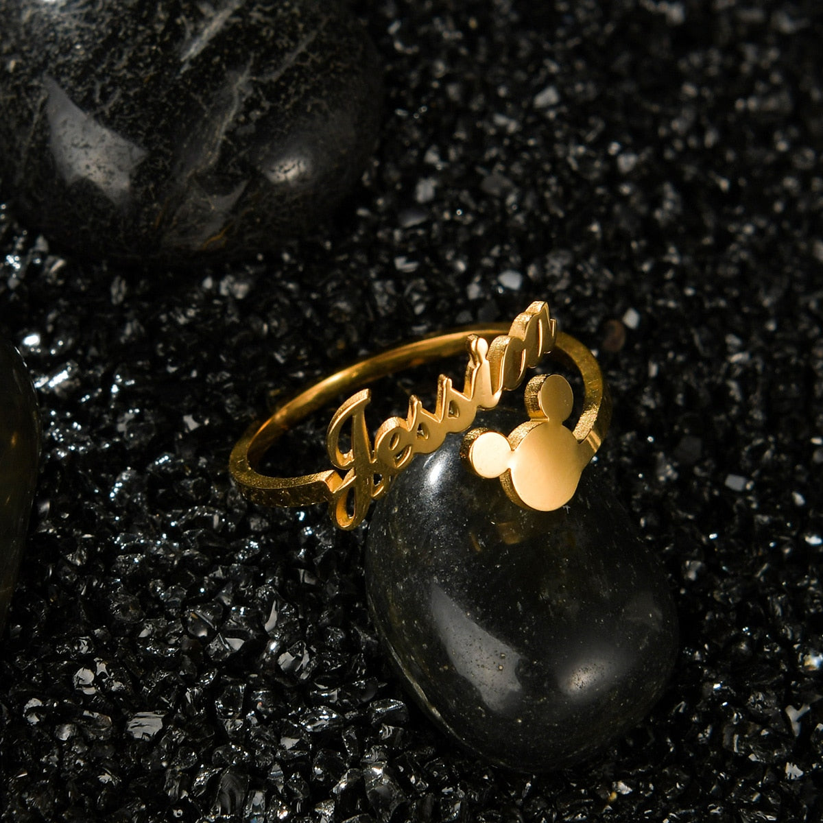 Signature Personalized Adjustable Name Ring