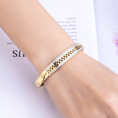 Love Crystal Zipper Bracelet