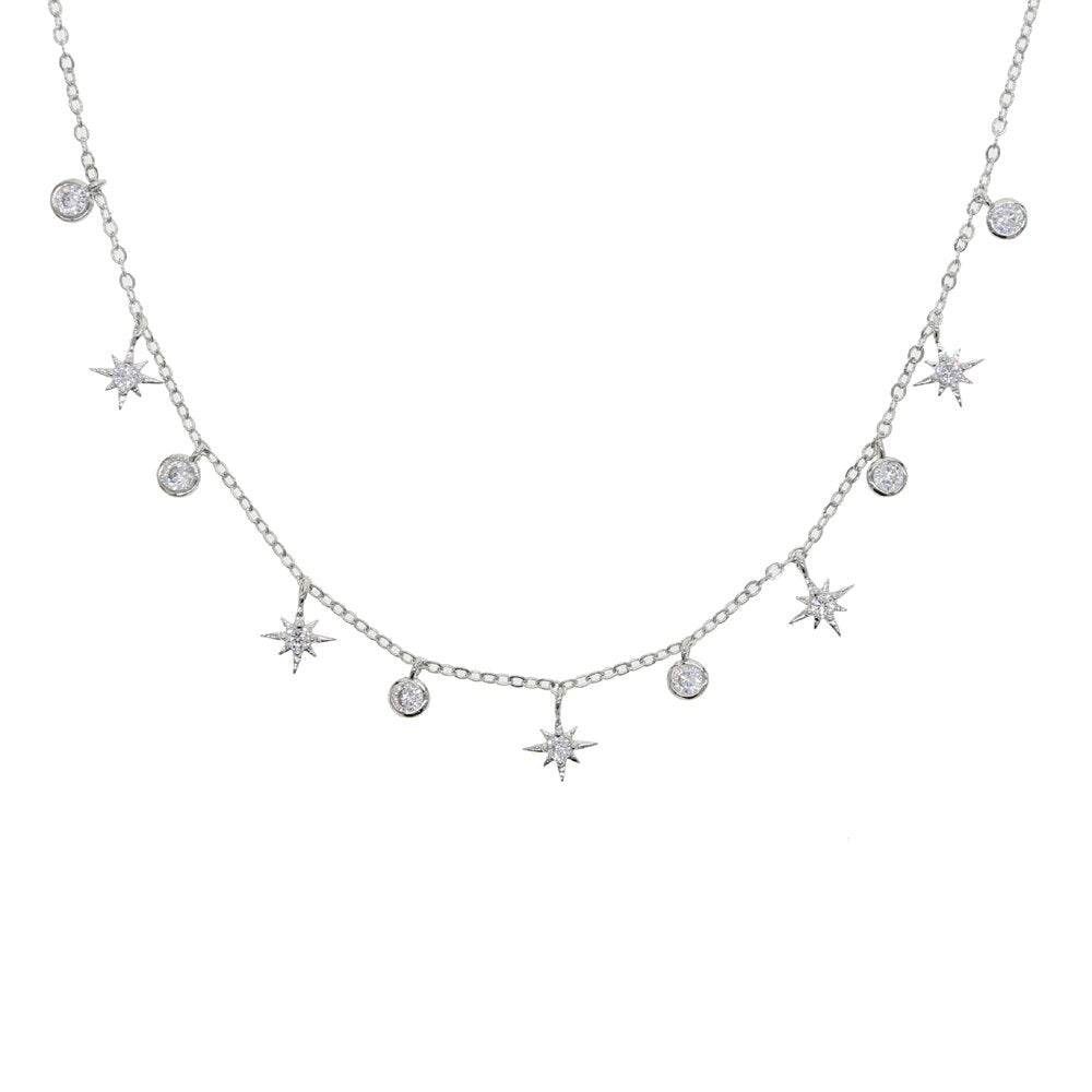 Star Charm Choker Necklace