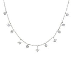 Star Charm Choker Necklace