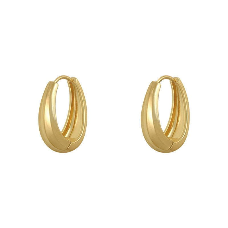 Kallista Gold-Tone Smooth Hoop Earring Collection