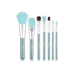 Makeup Brush Set Blush Eyeshadow Concealer Lip Cosmetics Make up with Shiny Case Powder