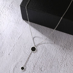 Round Minimalist Light Luxury Necklace