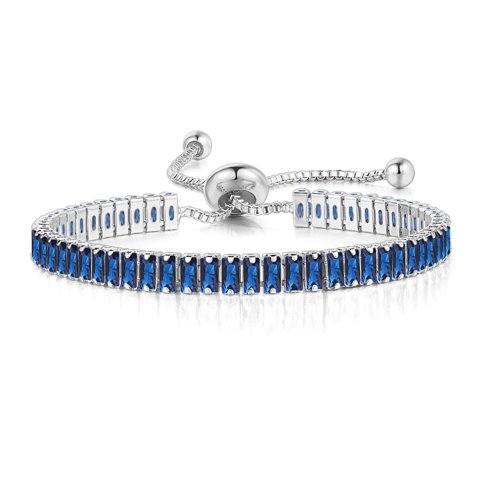 Noire Black Crystal Adjustable Bangle Collection