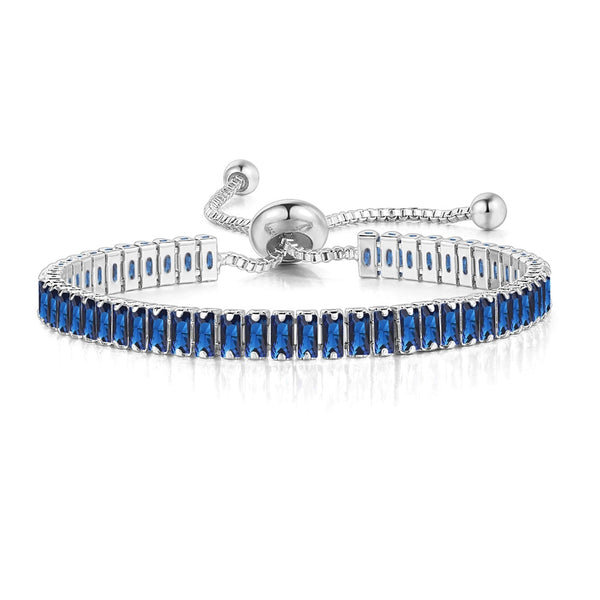 Noire Black Crystal Adjustable Bangle Collection