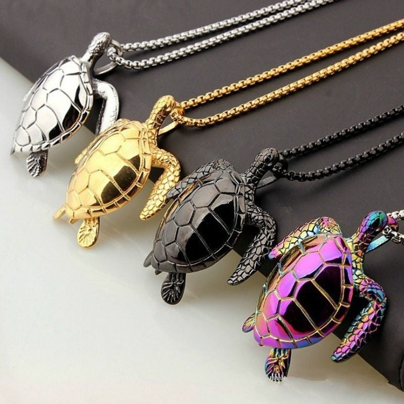 Talia Turtle Pendant Necklace
