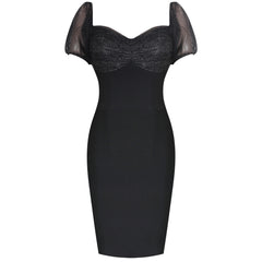 Ocstrade Black Bandage mini Dress