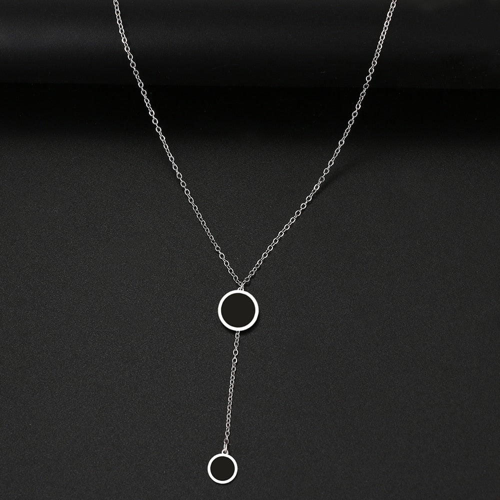 Round Minimalist Light Luxury Necklace