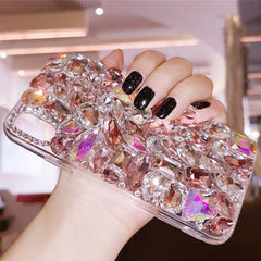Bling Jewelled Diamond Pendant Phone Case For iPhone