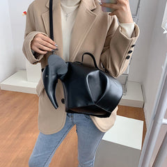 Personality Elephant Design Women&#39;s Shoulder Bag Cute Animal Shaped Crossbody Bags Girls 3D Cartoon Funny Purses for Women 2020