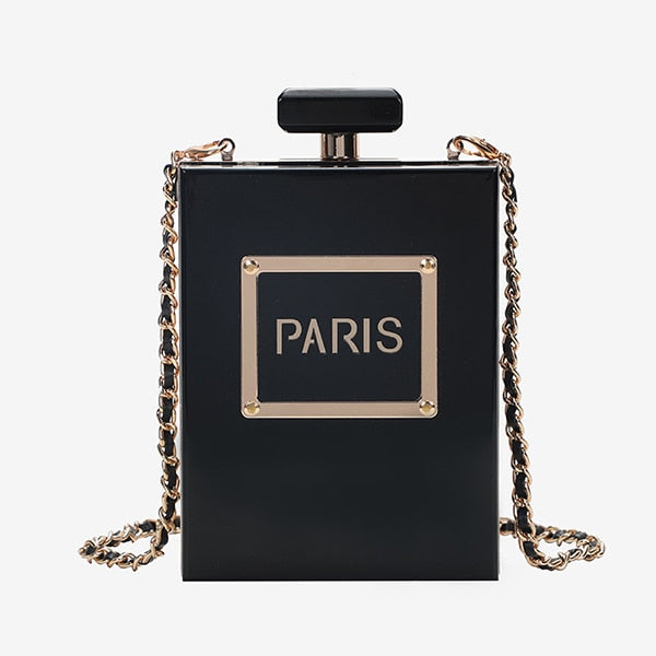 Parfum Bottle-Shaped Evening Clutch