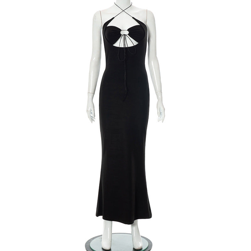 Vivian Midnight Halo Cutout Maxi Dress