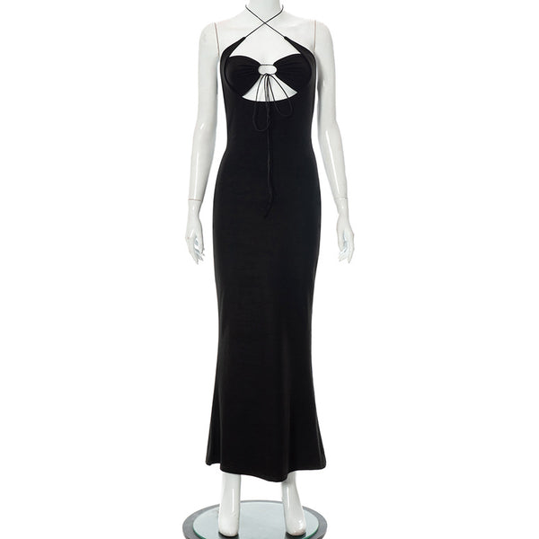 Vivian Midnight Halo Cutout Maxi Dress