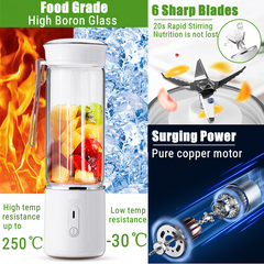 500ml USB Portable Juicer Mixer Electric Mini Blender