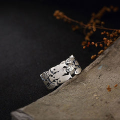 CAOSHI Delicate Fish Rings for Women Metallic Style Finger-ring Statement Jewelry Exquisite Fashionable Design Accessories Gift