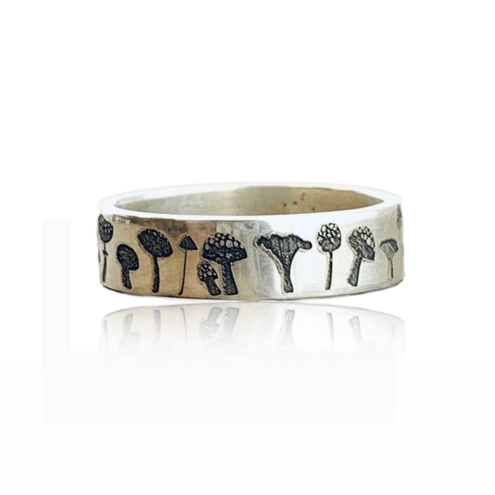 Fern Vintage Botanical Statement Ring