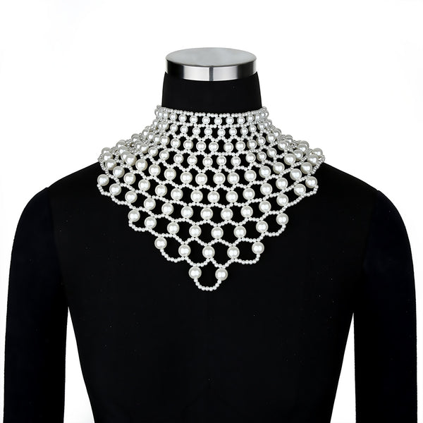 Aurette Pearl-Drape Body Chain Collection