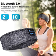 Wireless bluetooth 5.0 Earphones Sleeping Eye Mask Music player / Sports headband Travel Sweatband Headset Speakers