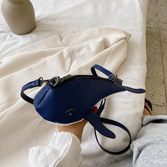 Cute Whale Design Women Shoulder Bag Purses And Handbags Cartoon Crossbody Messenger Bag Girls 2020 Bolsa Personality Coin Purse