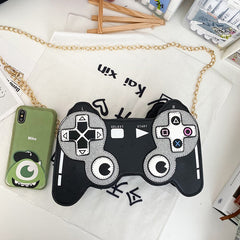 Cute Video Game Controller Design Women Crossbody Bag Personality Cartoon Chain Shoulder Bags for Women 2020 Harajuku Bag Girls