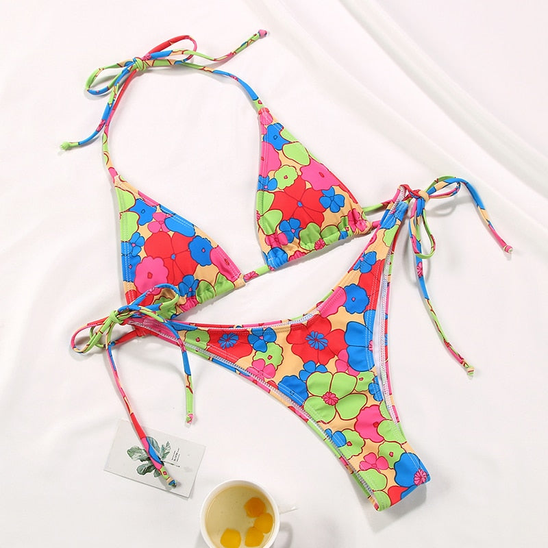 Floral Print Swimwear bikini