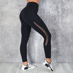 Meshy cutout leggings