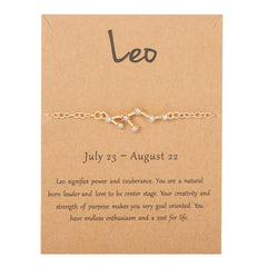 Star Zodiac Sign Bracelet