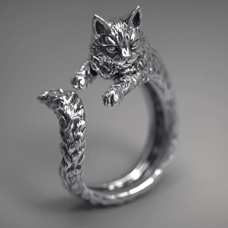 Cute Cat Ring Simplicity Fashion Jewelry