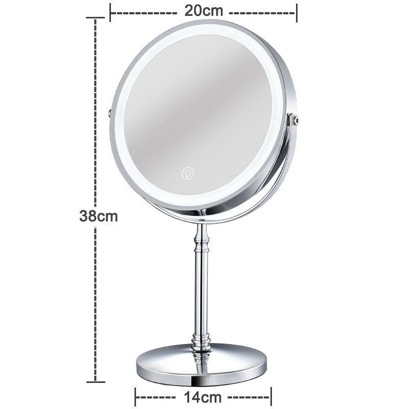 Wisteria Rechargeable Tri-Light Vanity Mirror