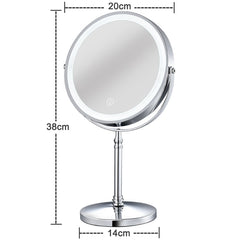 Gold Makeup Mirror With Light USB Charging
