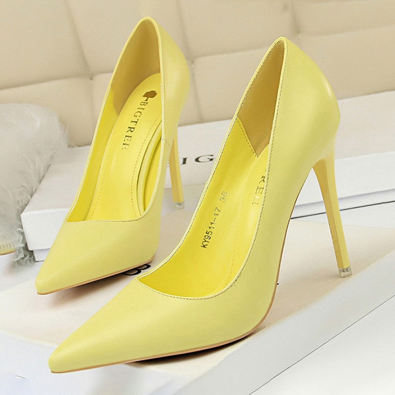 Brigitte Colorblock Pointed Stiletto Pumps