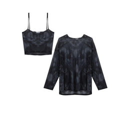 Tie Dye Long Sleeve Loose High Stylish Thin Leisure Minimalist Comfortable Chic