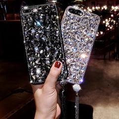 Bling Jewelled Diamond Pendant Phone Case For iPhone