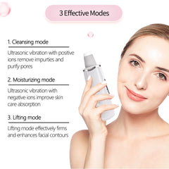 Beauty Star Ultrasonic Face Cleaning  Skin Scrubber
