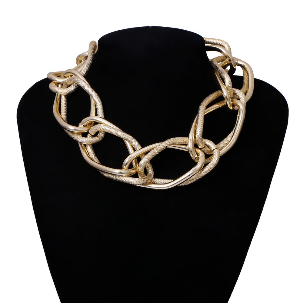 Roxana Multi-Layer Chunky Chain Choker Collection